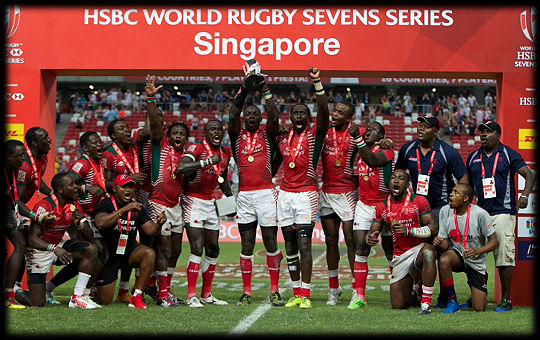 Singapore 7s Cup Winners Kenya 2016
